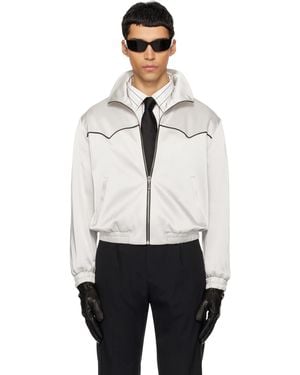 Ernest W. Baker Western Track Jacket - White