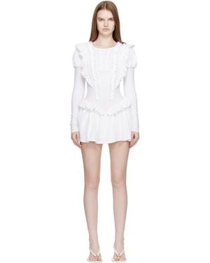Sandy Liang Acorn Minidress - Black
