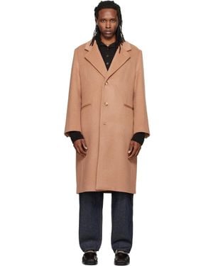 Carter Young Tan Cashmere Hewitt Coat - Natural