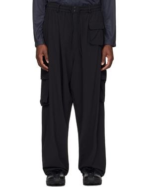 Y-3 Ut Straight Cargo Trousers - Black