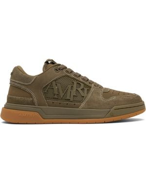Amiri Khaki Classic Low Trainers - Green
