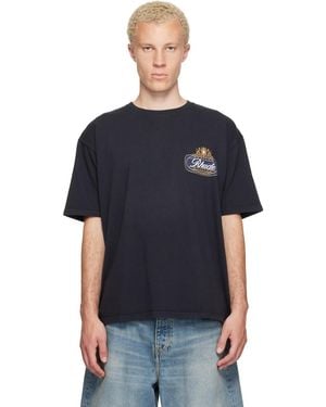 Rhude Safari Crest T-Shirt - Blue