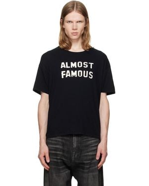R13 'Almost Famous' Relaxed T-Shirt - Black