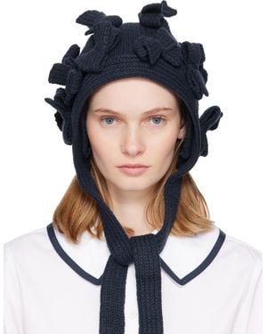 Comme des Garçons Bow Bonnet Hood - Blue