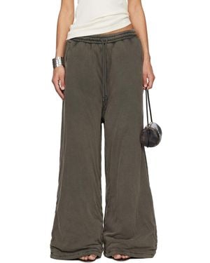 Lu'u Dan Wadded Bontans Joggers - Black