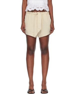 Isabel Marant Off- Birva Shorts - Natural