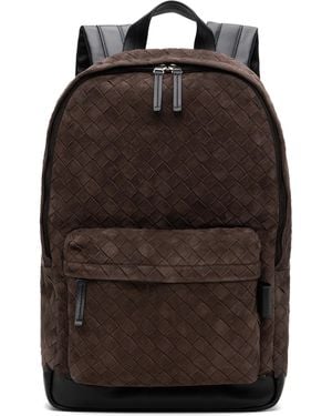 Bottega Veneta ブラウン＆ブラック Classic Intrecciato バックパック
