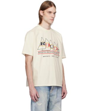 Rhude Hoops World Champions T-shirt In White for Men | Lyst