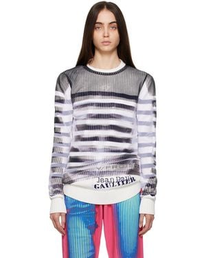 Y. Project Jean Paul Gaultier Edition Marinière Sweatshirt - Black