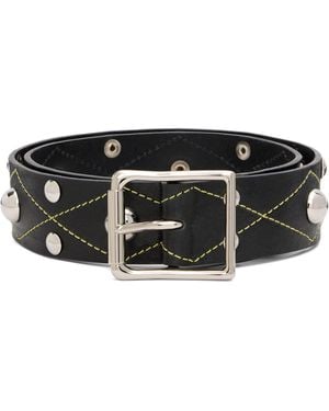 Chopova Lowena Studded Trouser Belt - Black