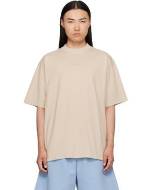 Balenciaga Distressed T-shirt - Natural