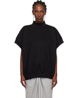 Dries Van Noten Sweatshirt Top - Black