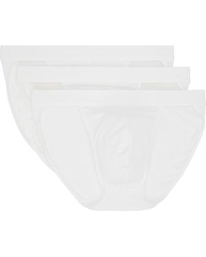 CDLP Ensemble De Trois Slips De Style Tanga Blancs - Noir