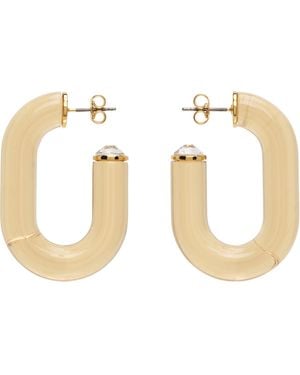 Rabanne Link Earrings - Metallic