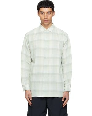 Nanamica Regular Collar Wind Shirt - White