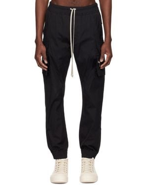 Rick Owens Temple Mastodon Cargo Trousers - Black