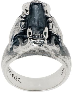 Yohji Yamamoto Puma Skull Ring - Grey