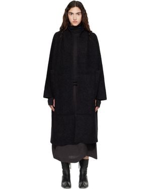 Lauren Manoogian Double Face Long Coat - Black