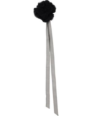 MERRMA Ssense Exclusive Tulle Scrunchie - Black