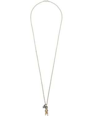 Vivienne Westwood Anatoly Long Pendant Necklace - Metallic