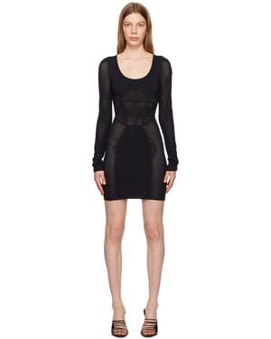 Dion Lee Panelled Minidress - Black