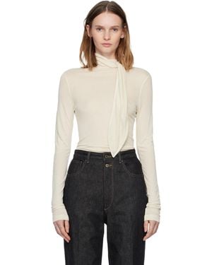 Lemaire Off- Foulard Turtleneck - Black