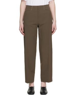 Veilance Taupe Belfry Trousers - Multicolour