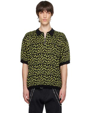 Bluemarble Jacquard Polo - Green