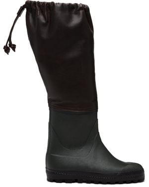 Rier Ssense Exclusive Farmer Rain Tall Boots - Black