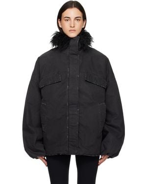 Acne Studios Coated Jacket - Black