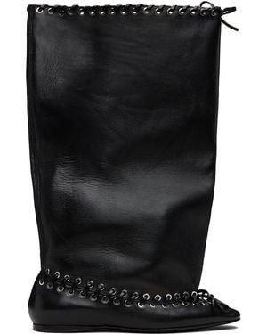 August Barron Flat Level Boots - Black