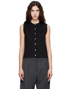 Flore Flore Cardigan Sans Manches Poppy Noir