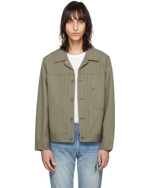 Levi's Khaki Type 1 Trucker Jacket - Multicolor