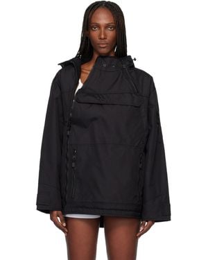 Coperni Asymmetric Parka - Black
