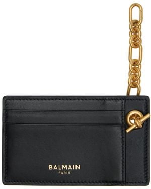 Balmain Pulse Chain Card Holder - Black