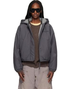 Canada Goose Alberni Fleece Reversible Bomber Jacket - Black