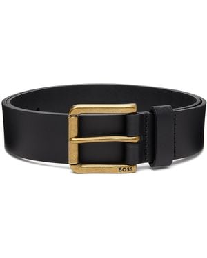 BOSS Leather Belt - Black