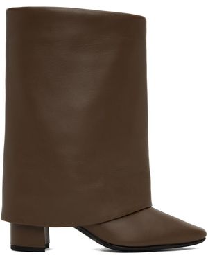 Issey Miyake Brown Cover Boots