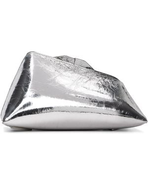 The Attico シルバー 8.30 Pm クラッチバッグ - ブラック