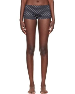 Fruity Booty Celine Polka Swim Shorts - Blue
