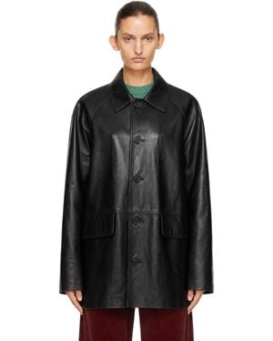 DUNST Lily Alter-Leather Half Jacket - Black