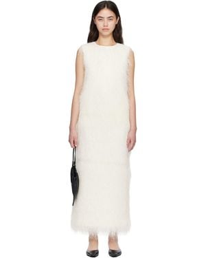 Loulou de Saison Tiwa Fringed Maxi Dress - Black