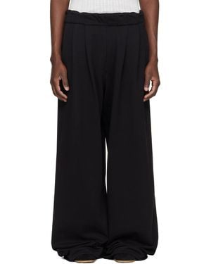 Dries Van Noten Pleated Joggers - Black