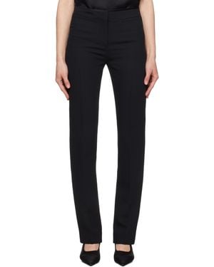 TOTEME Low-Waist Cigarette Trousers - Black