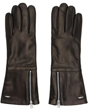 Our Legacy Zipped Gloves - Black