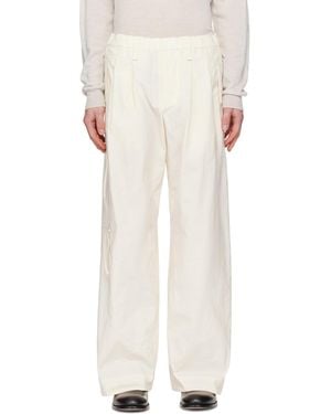 Homme Plissé Issey Miyake Off- Quarry Trousers - Natural