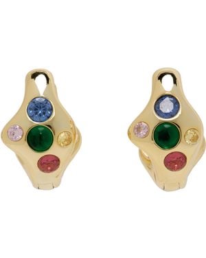 Collina Strada Bat Earrings - Blue