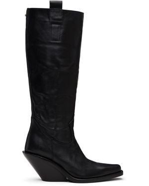 Ann Demeulemeester Lidar Western Boots - Black