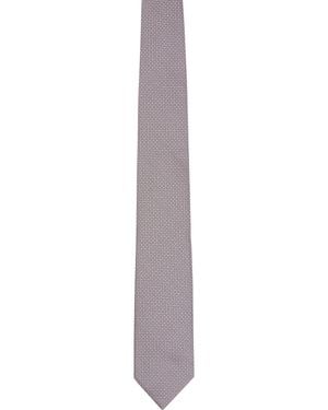BOSS Jacquard-Pattern Tie - Black