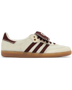 Wales Bonner Off-white & Brown Adidas Originals Edition Samba Trainers - Black